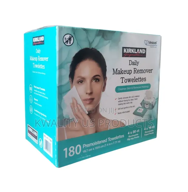Kirkland Signature Daily Makeup Remover Towelettes - 180 Pack - 1