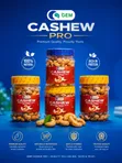 GEM Roasted Cashews 350g (Unsalted, Lightly Salted, Moringa Coated) - 1