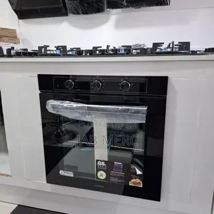 All Black Built-in Oven and Microwave