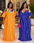 Quality Boubou - Blue & Orange - 2