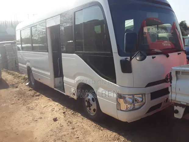 Toyota Coaster 2018 Grey - 1