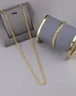 Men's Stainless Steel Necklace and Bracelet Set - 3