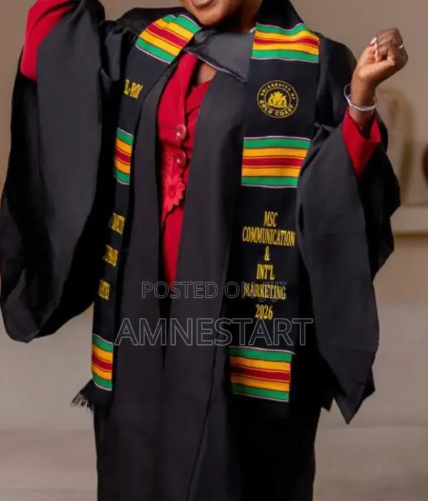 Custom Kente Sash - Brand New - 1