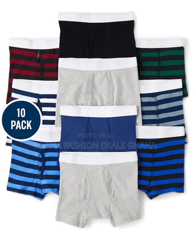 Boys Boxer Brief Underwear 10-Pack - 1