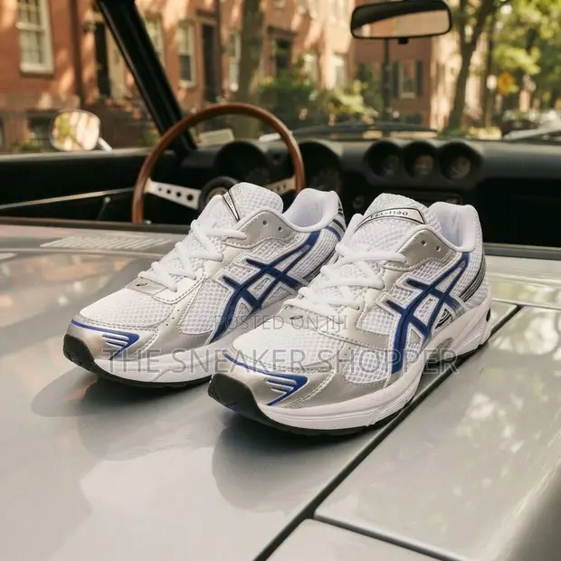 ASICS Gel-1130 Sneakers - White / Tuna Blue - 1