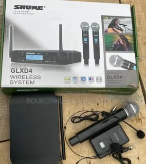 Shure GLXD4 Wireless Microphone System (Handheld & Lapel)