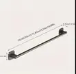 No-Drill Wall-Mounted Towel Hanger Bathroom Towel Rack - 2
