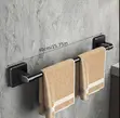 No-Drill Wall-Mounted Towel Hanger Bathroom Towel Rack - 3