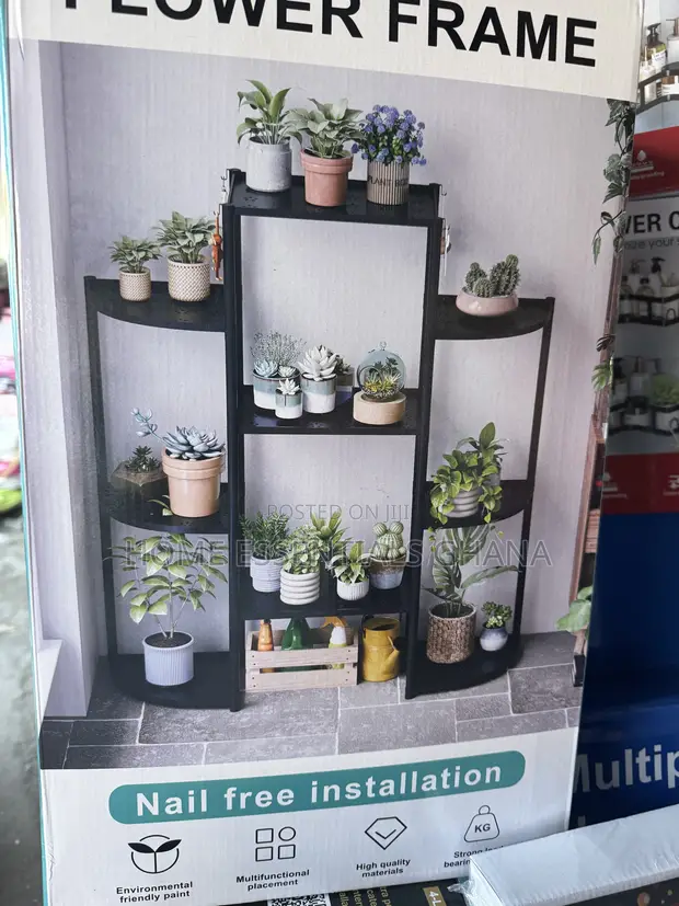 Stylish Flower Stand Plant Holder for Home Office - 1