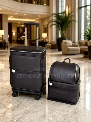 Luxury Genuine Leather Travel Bag Set