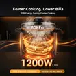 Oraimo KitchNova 1200W 6L Pressure Cooker - 3