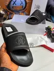Roberto Cavalli Black Slide Sandals - 2
