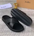 Black Zara Cross-Strap Sandals - 2