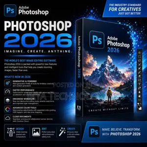 Adobe Photoshop 2026 - Professional Photo Editing Suite (Mac/Win)