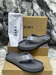 Zara Gray Platform Thong Sandals - 2