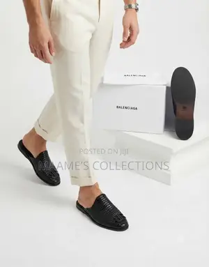 Men's Balenciaga Slip-on Mule Half-Shoes