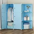Plastic Wardrobe - 9 Cubes - 1