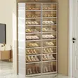 9 Tiers Collapsible Shoe Rack - 2