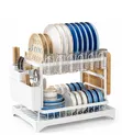 2-Tier Dish Rack - White - 2
