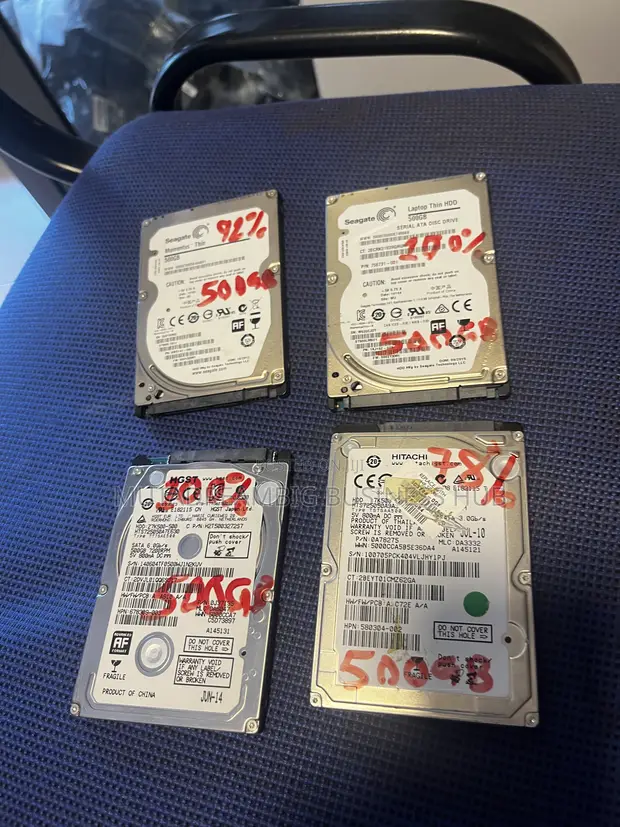 Used 500GB Laptop HDDs (WD) - 1