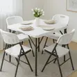 Foldable 4 Seater Adjustable Height Table - 3