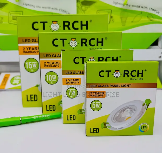 CTORCH LED Glass Panel Downlight - 1