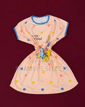 Ladies Polycotton Knee-Length Nightdress