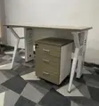 1.2m Office Desk with Cabinet - 2