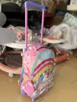 Single Trolley School Bag for Girls - 1