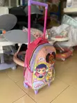 Single Trolley School Bag for Girls - 3