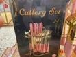 24-Piece Cutlery Set with Stand - 2