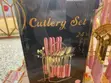 24-Piece Cutlery Set with Stand - 4