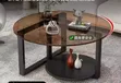 Black Round Center Table - 1