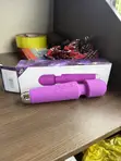 Rechargeable Silicone Wand Massager Vibrator - 1
