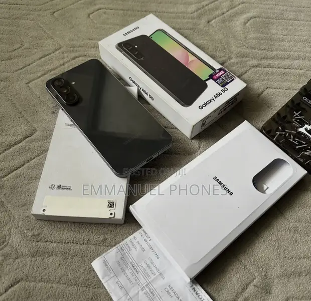 New Samsung Galaxy A56 256GB Black - 1