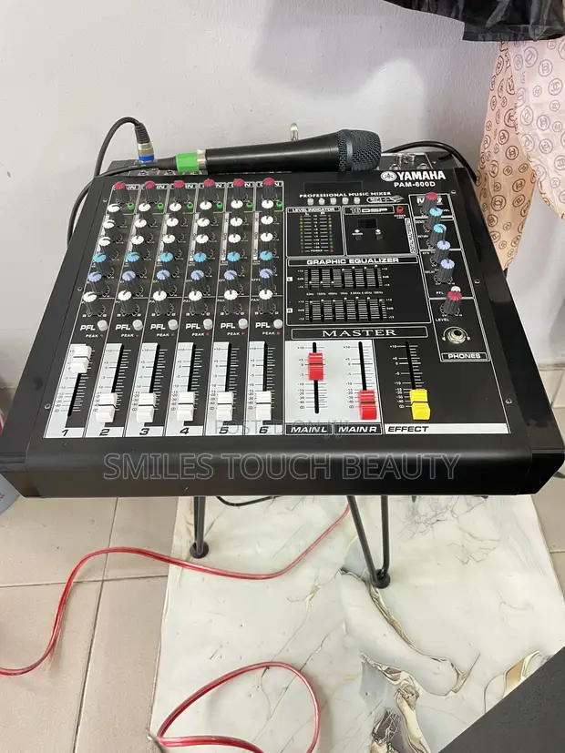 Yamaha PAM-6000 Sound Mixer & Speakers Rental - 1
