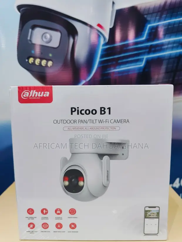 Dahua 5MP Outdoor Wi-Fi Pan Tilt Network Camera - 1