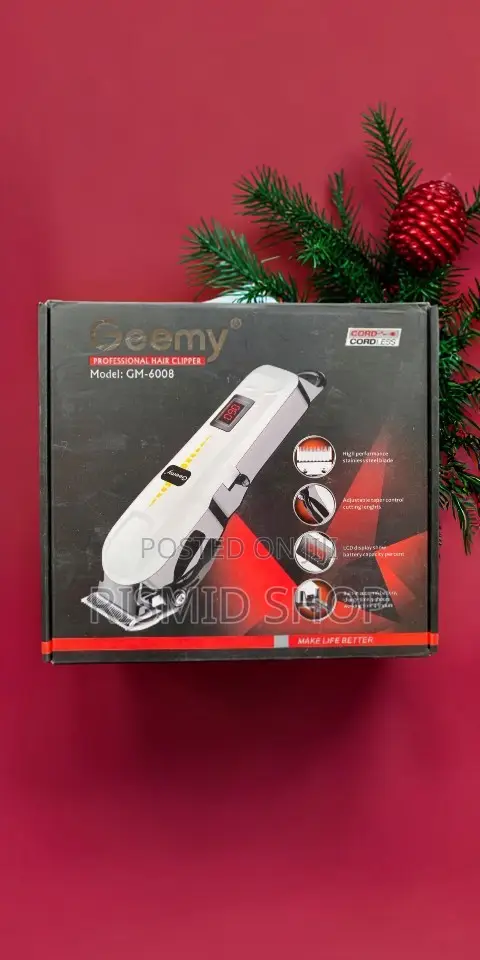 Geemy GM-6008 Rechargeable Wireless Hair Clipper - 1