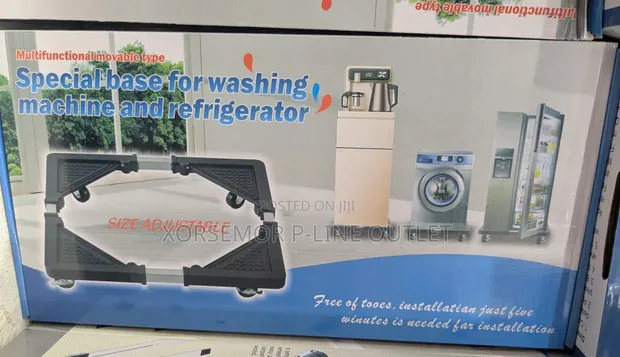 Adjustable Fridge & Washing Machine Stand - 1