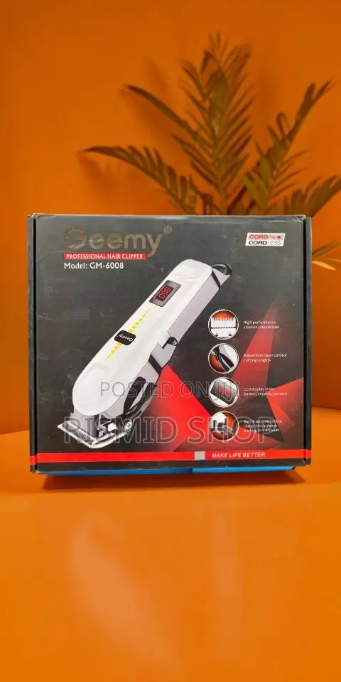 Geemy GM-6008 Professional Cordless Clipper - 1
