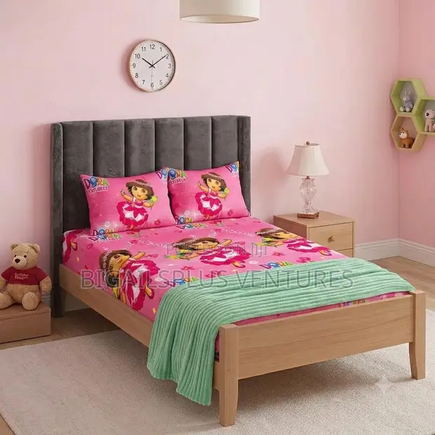 Kids Cartoon Bedsheet Set - Brand New - 1