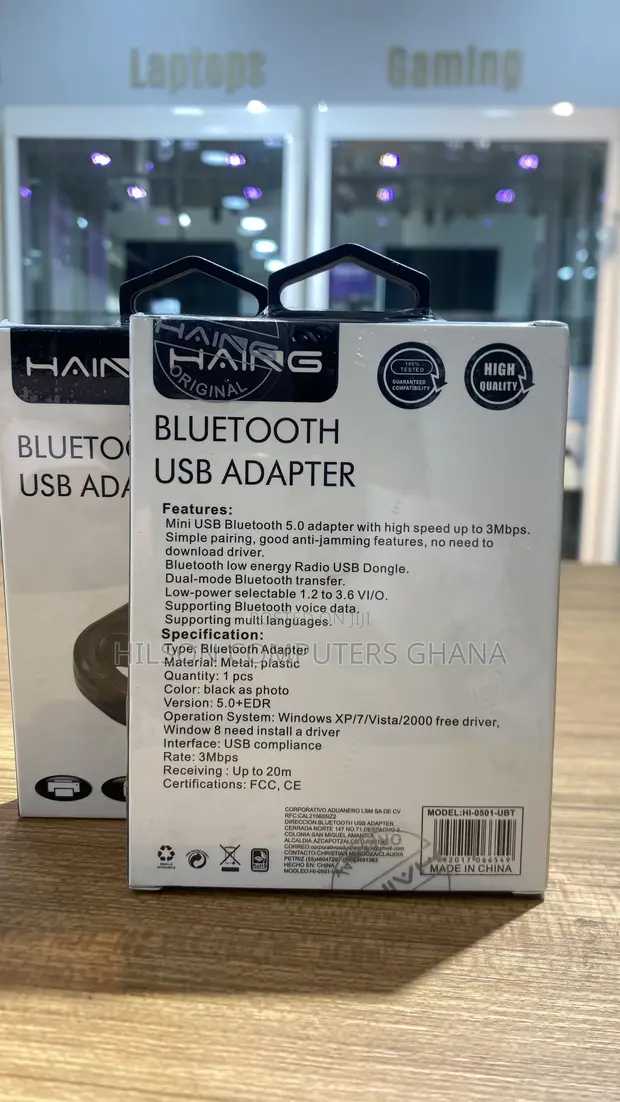 Haing Bluetooth 5.0 USB Adapter - 1