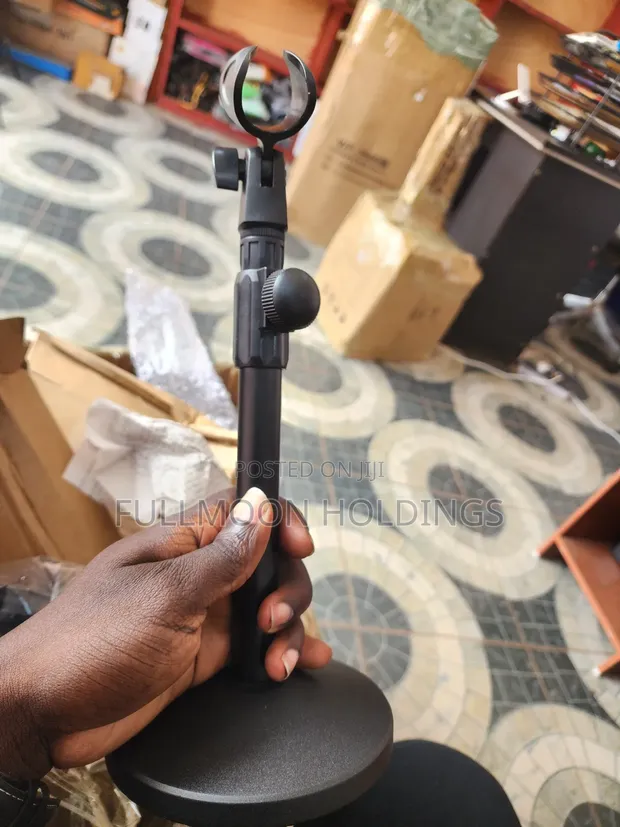 Heavy Metal Desktop Microphone Stand - 1