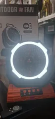 Rechargeable Fan and Light with Remote - 2