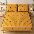 Queen Size Fitted Waterproof Bedcover with Pillow Cases - 1
