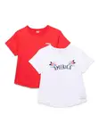 Hind Girl's Solid & Graphic T-Shirt Set (2-Pack) - 4