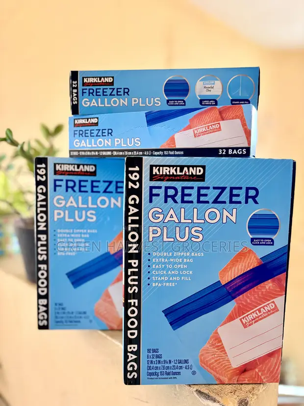 Kirkland Signature Freezer Gallon Ziplock Bags (380 Count) - 1