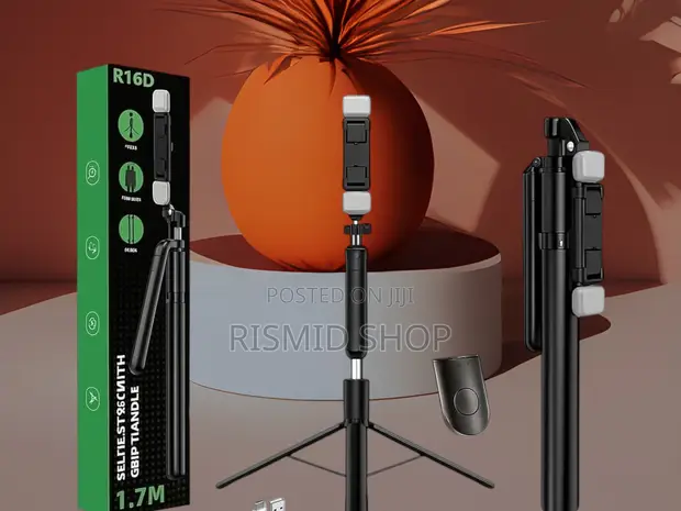 R16d Foldable Bluetooth Selfie Stick Phone Stand - 1