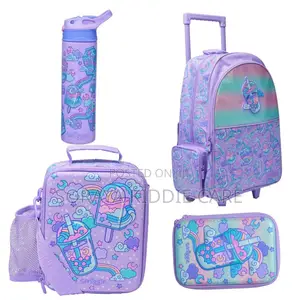 Original Smiggle Trolley School Bag Set for Kids