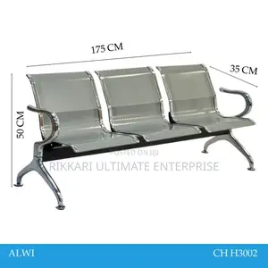 Brand New 3-Seater Metal Waiting Chair